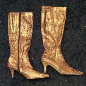 Snake Skin  Dress Boots